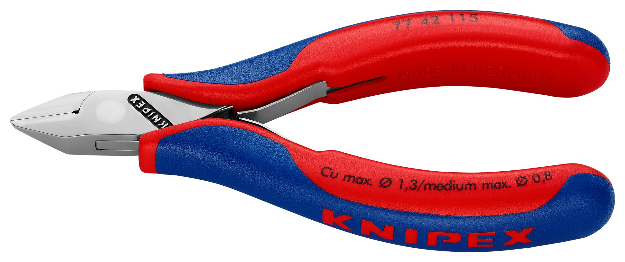 7742115 CUTTER, RED HANDLES KNIPEX