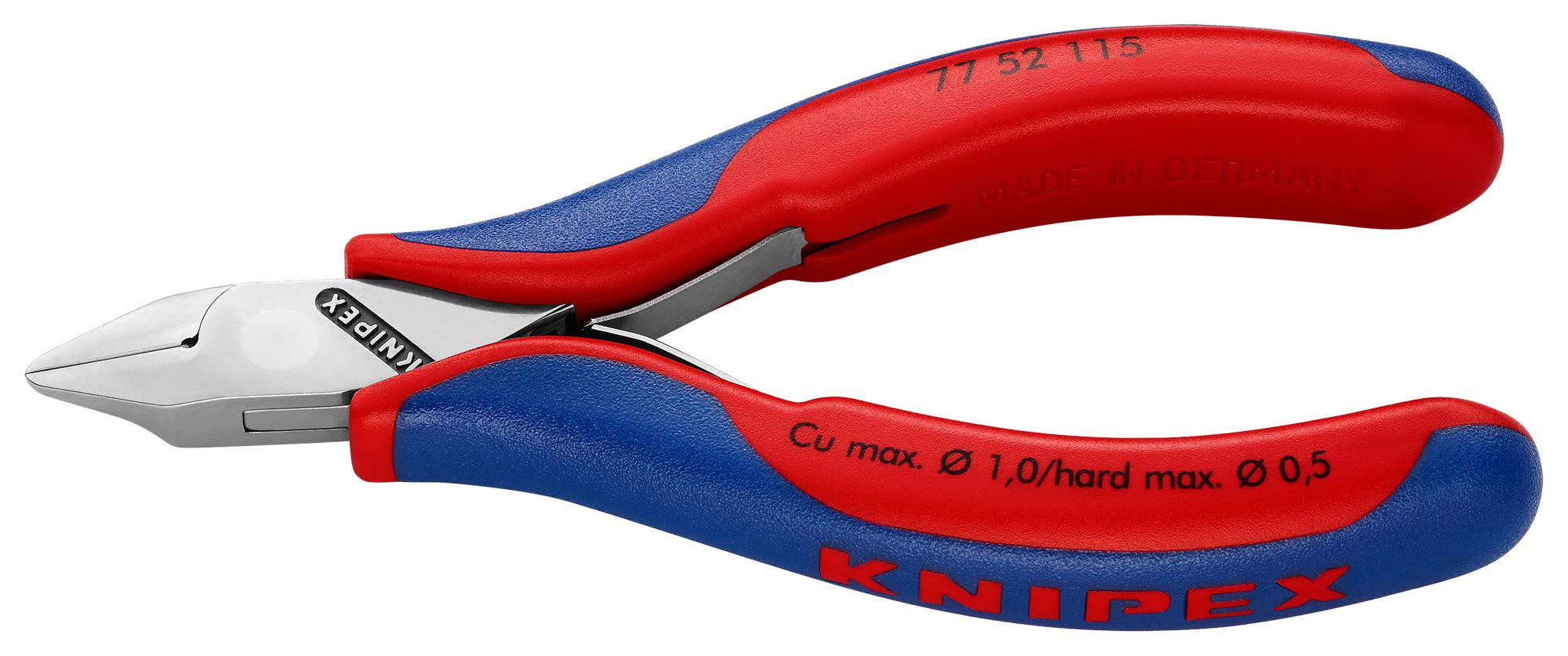 7752115 CUTTER, RED HANDLES KNIPEX