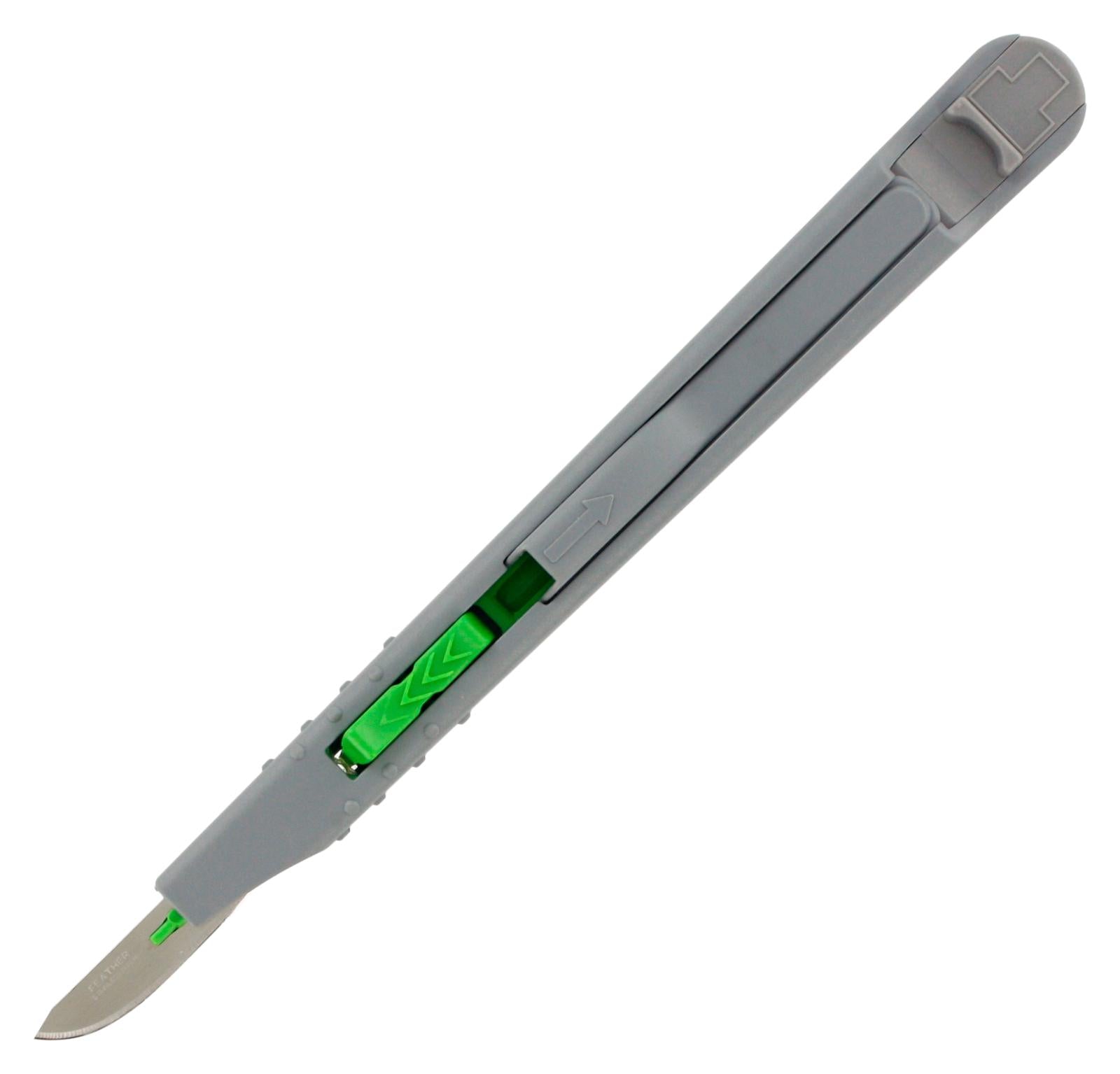 MP002096 RETRACTABLE SAFETY KNIFE, 50MM, GREEN MULTICOMP PRO