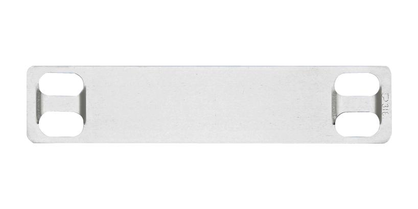 MMP350H-M MARKER PLATE, STAINLESS STEEL, NATURAL PANDUIT