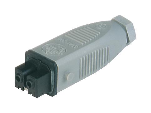 6180 RECTNGLR PWR CONNECTOR, RCPT, 2P, CABLE LUMBERG AUTOMATION