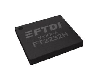FT2232H-56Q-TRAY USB-UART/FIFO BRIDGE, -40 TO 85DEG C FTDI