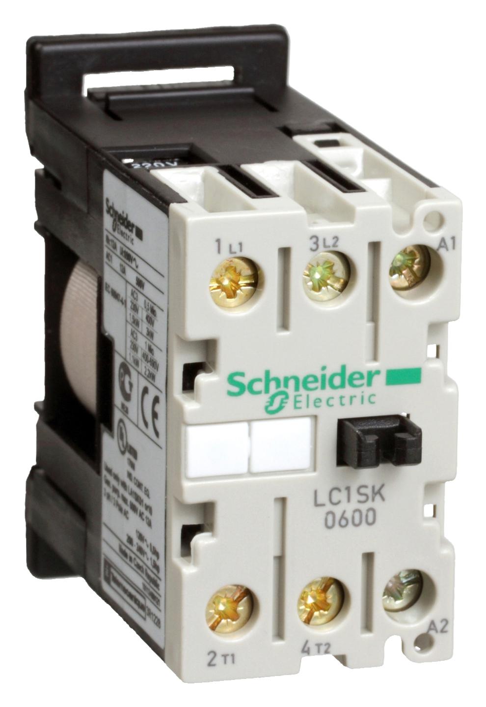 LC1SK0600P7 CONTACTOR, DPST-NO, 230VAC, DIN RAIL SCHNEIDER ELECTRIC