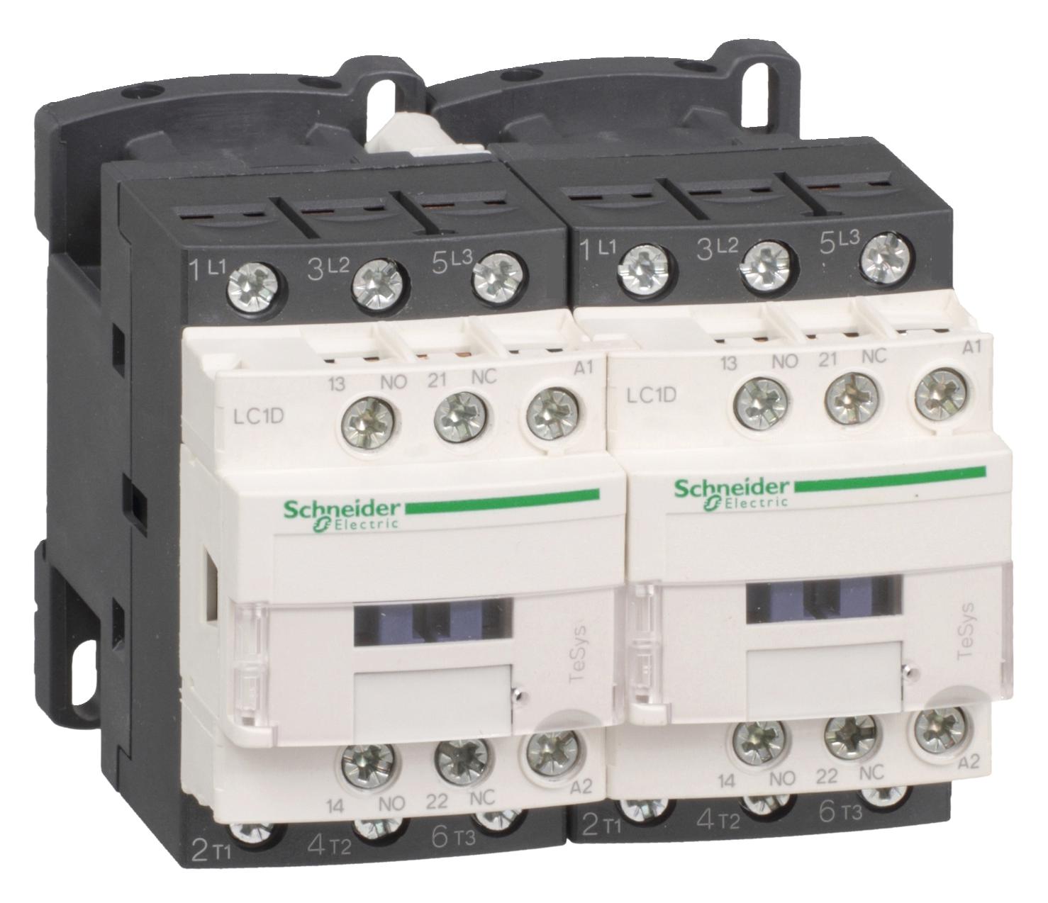 LC2D18ED CONTACTOR, 3PST-NO, 48V, DIN RAIL/PANEL SCHNEIDER ELECTRIC