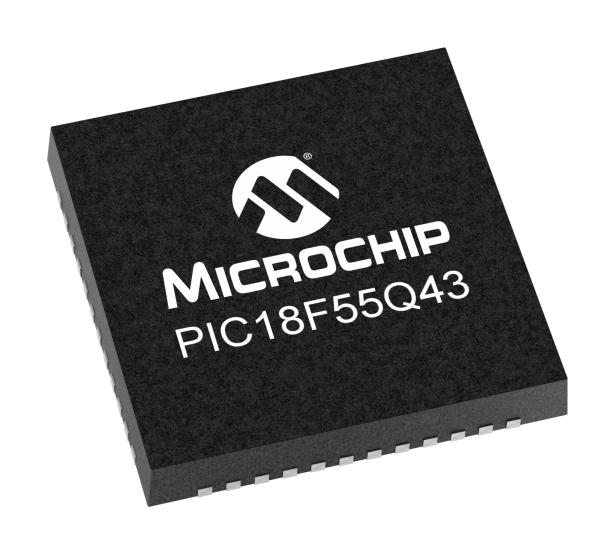 PIC18F55Q43-I/PT MCU, 8-BIT, 64MHZ, TQFP-48 MICROCHIP