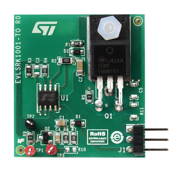 EVLSRK1001-TO DEMO BRD, SYNC RECTIFICATION CONTROLLER STMICROELECTRONICS