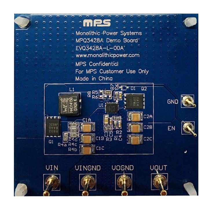 EVQ3428A-L-00A EVAL BOARD, SYNCHRONOUS BOOST CONVERTER MONOLITHIC POWER SYSTEMS (MPS)
