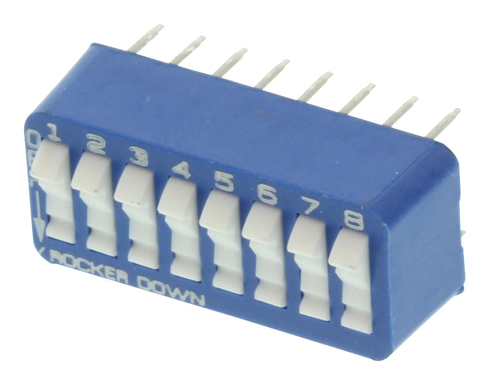 5435640-5 DIP SWITCH, 8POS, SMD ALCOSWITCH - TE CONNECTIVITY