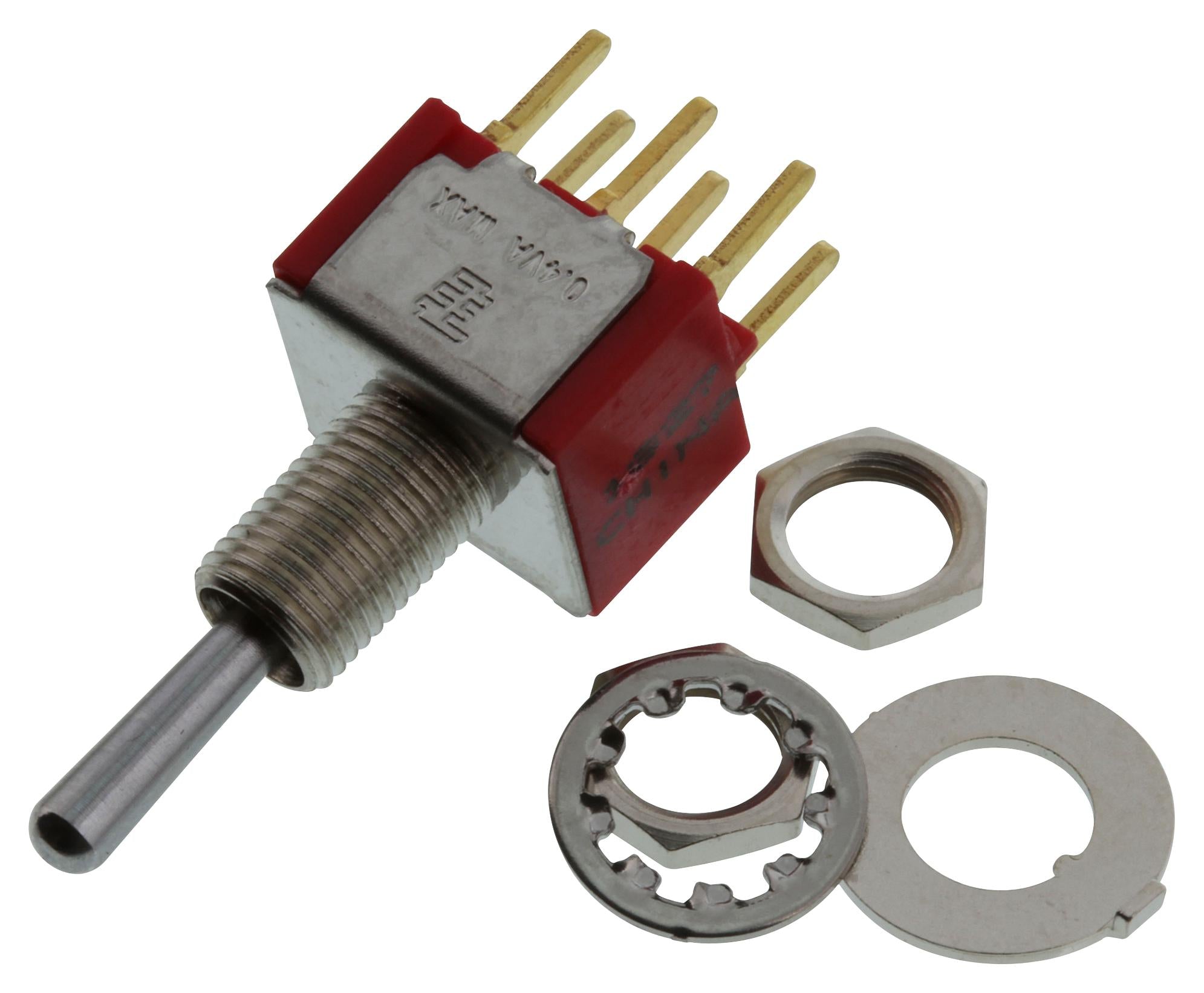 1825139-9 TOGGLE SWITCH, DPDT, 5A, 120VAC, PANEL ALCOSWITCH - TE CONNECTIVITY