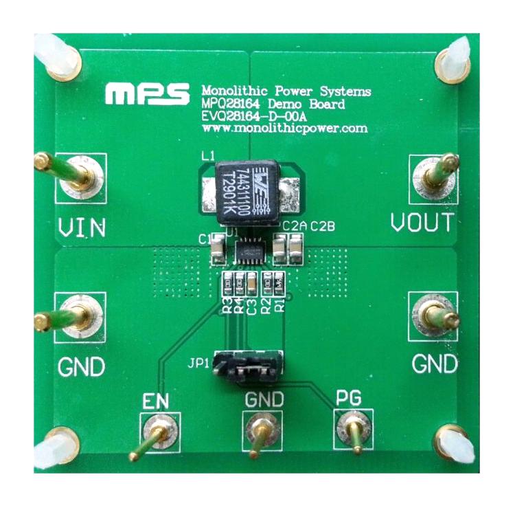 EVQ28164-D-00A EVAL BOARD, BUCK-BOOST DC-DC CONVERTER MONOLITHIC POWER SYSTEMS (MPS)