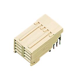 5536607-1 BACKPLANE CONN, RCPT, 4R/8POS, 2MM, FIT AMP - TE CONNECTIVITY