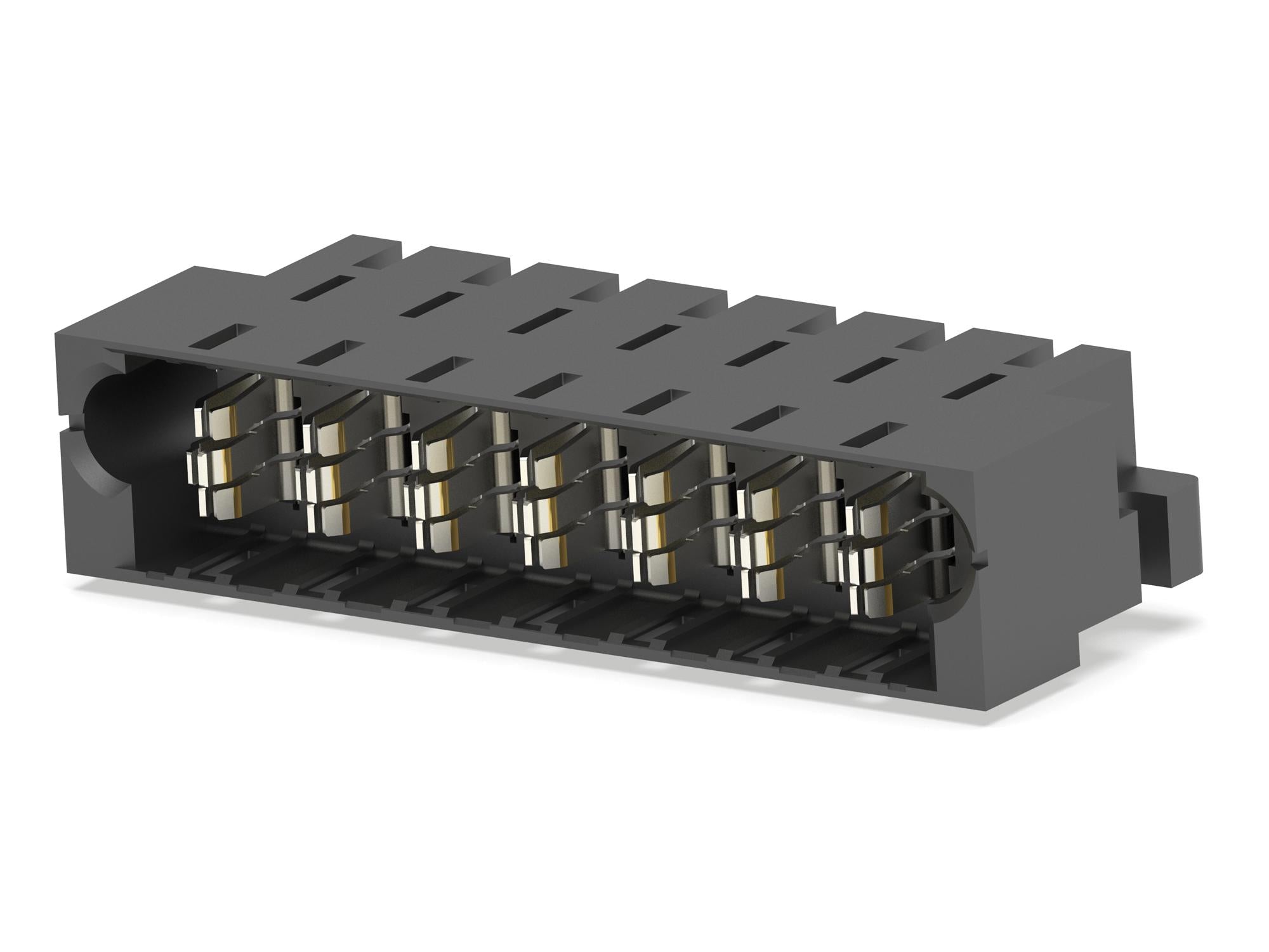 6450843-6 BACKPLANE CONN, HDR, 1R/7POS, 7.62MM AMP - TE CONNECTIVITY