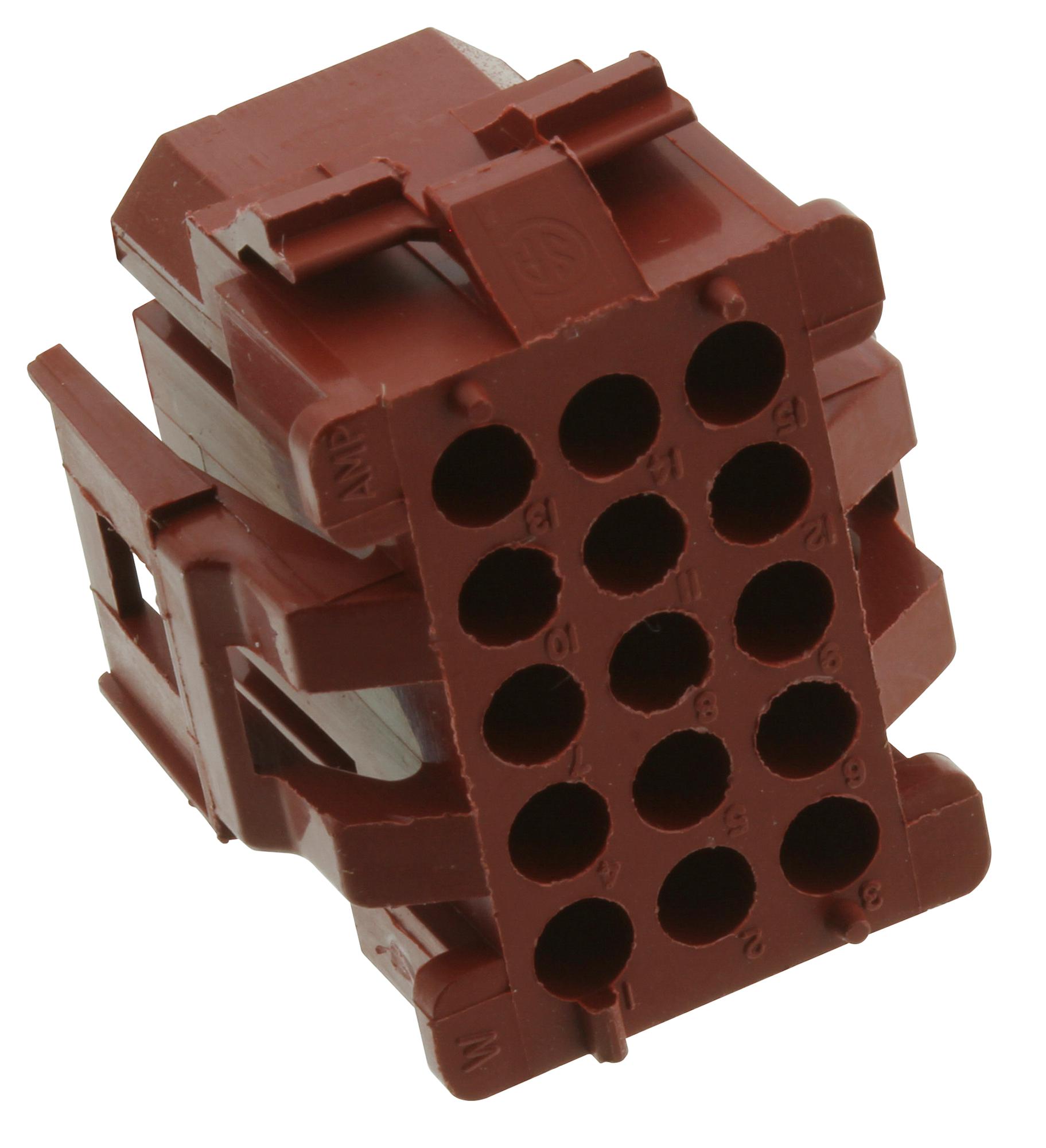 1-640523-0 CONNECTOR HOUSING, PLUG, 15POS, 4.2MM AMP - TE CONNECTIVITY