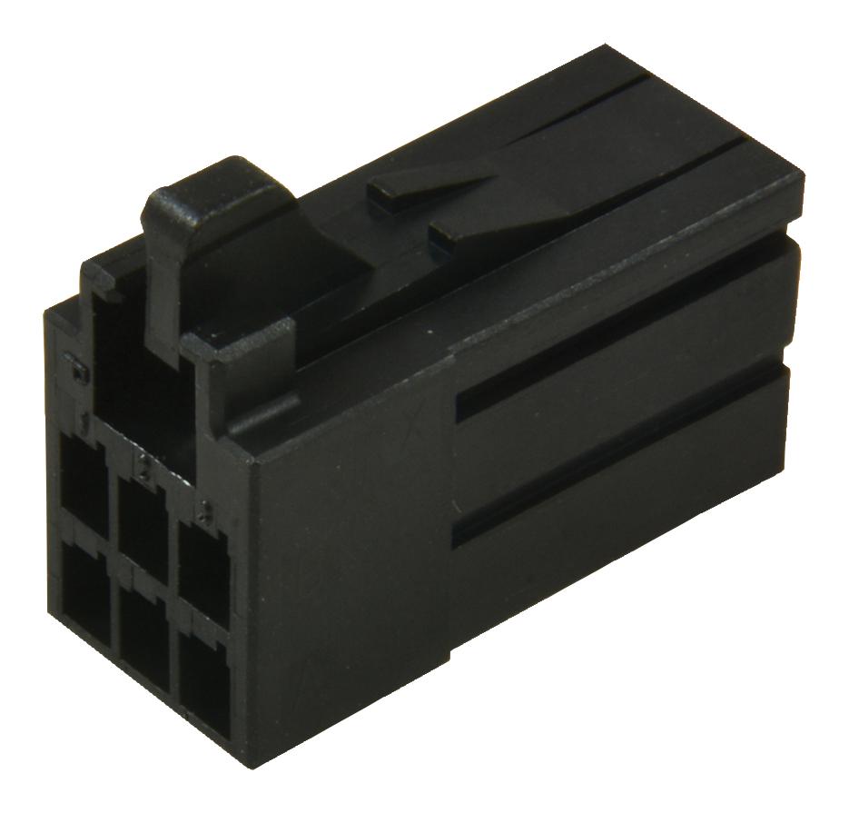 2-1318119-3 CONNECTOR HOUSING, RCPT, 6WAYS AMP - TE CONNECTIVITY