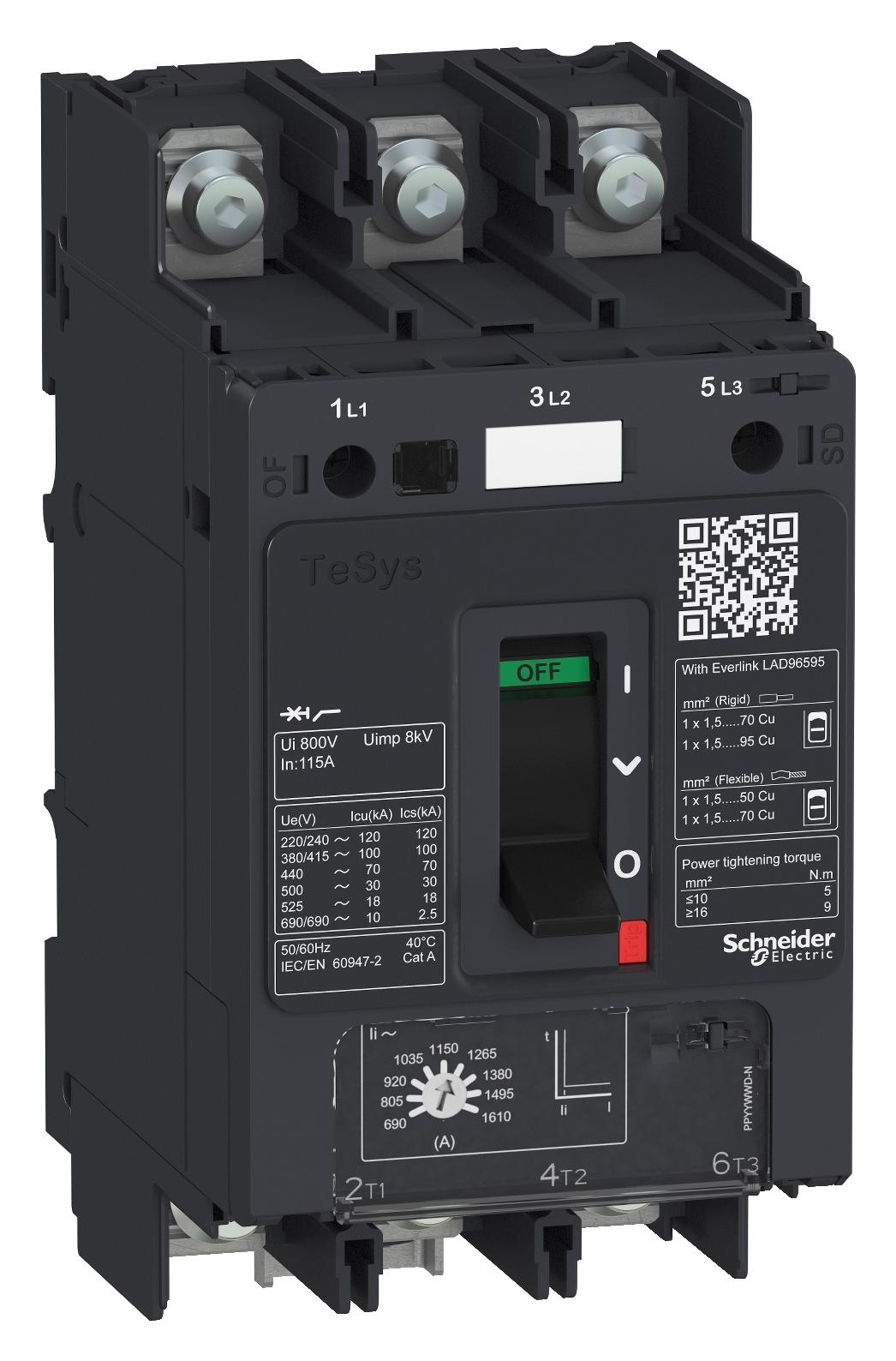 GV4LE03S6 GV4LE MAG 3.5A 100KA LUG SCHNEIDER ELECTRIC