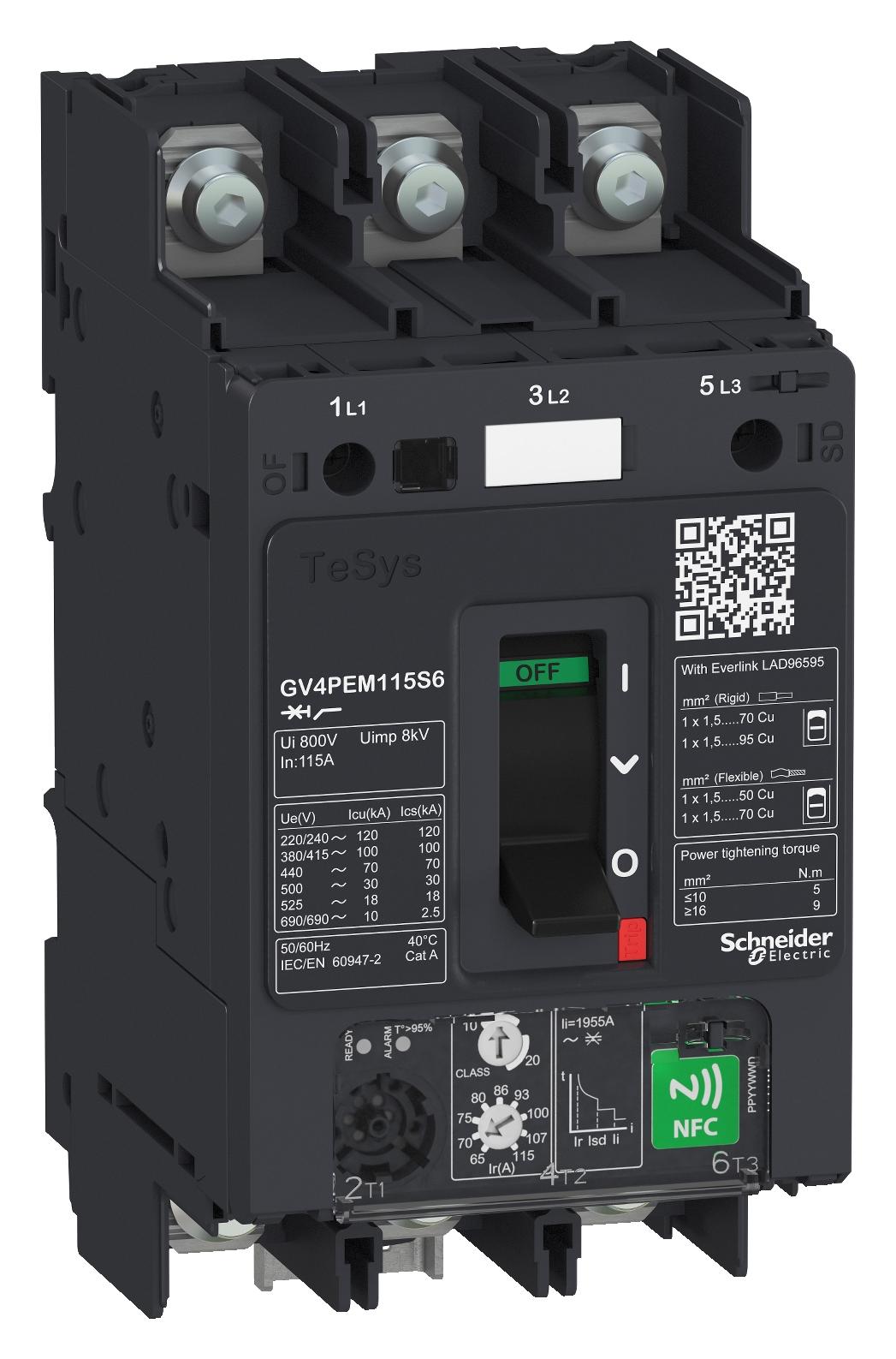 GV4PEM03S6 GV4PE MULTI 3.5A 100KA LUG SCHNEIDER ELECTRIC