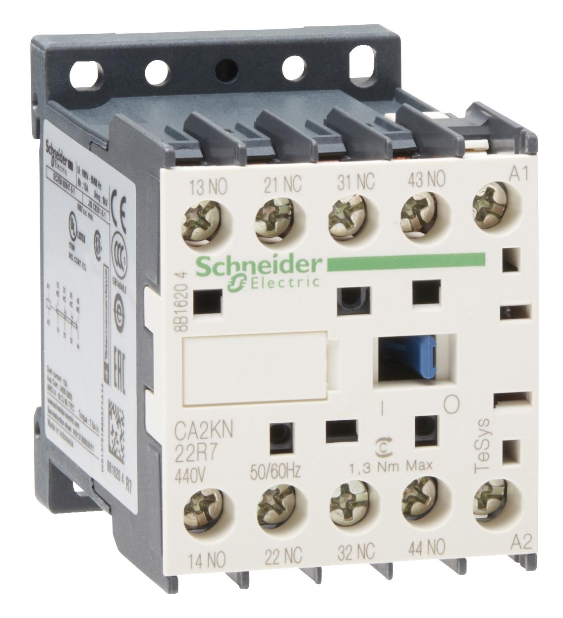 CA2KN22R7 CONTROL RELAY 2NO 2NC CONTACTS SCHNEIDER ELECTRIC