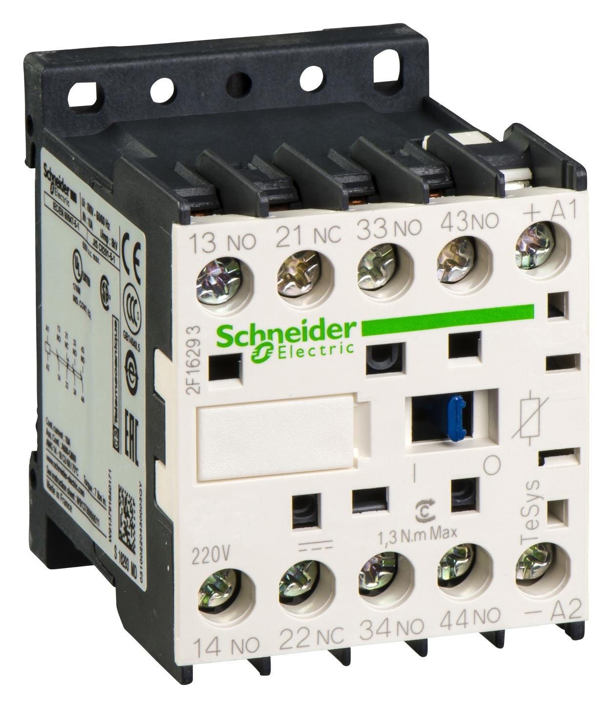 CA3KN40MD3 CONTROL RELAY 4NO CONTACTS SCHNEIDER ELECTRIC