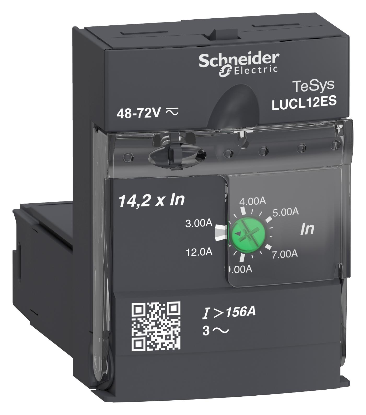 LUCL12ES MAG. PROT. 3-12A 48-72VDC 48VAC SCHNEIDER ELECTRIC