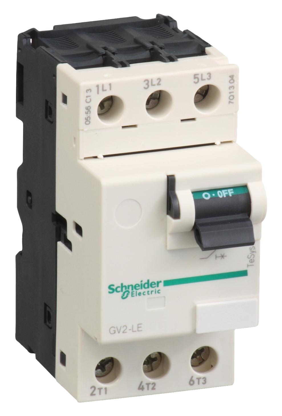 GV2LE20 THERMOMAGNETIC CKT BREAKER, 3P, 18A SCHNEIDER ELECTRIC