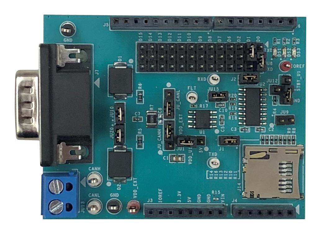 MAX33012ESHLD# EVAL BOARD, CAN TRANSCEIVER MAXIM INTEGRATED / ANALOG DEVICES
