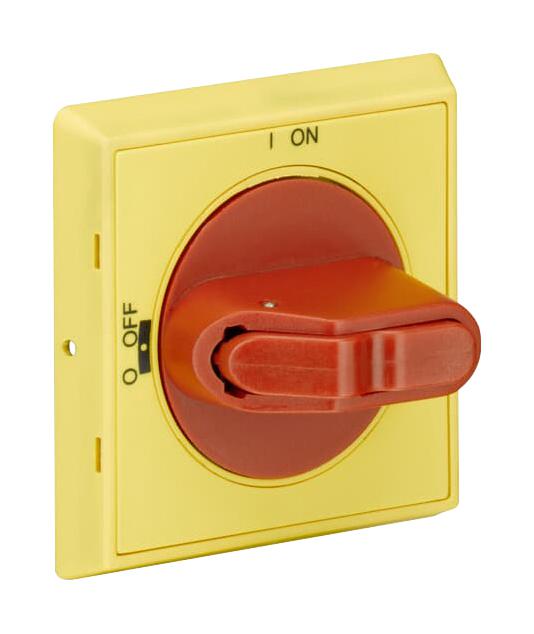 1SAM201920R1002 MSHD-LY HANDLE,IP64,RED/YELLOW FOR MS116 ABB