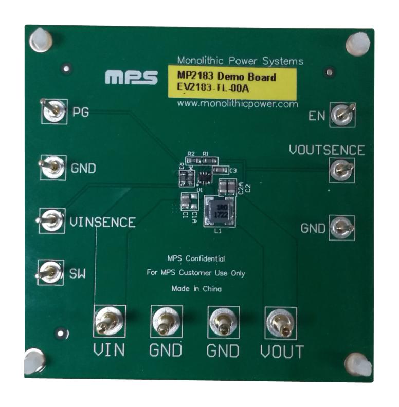 EV2183-TL-00A EVAL BOARD, SYNCHRONOUS BUCK CONVERTER MONOLITHIC POWER SYSTEMS (MPS)