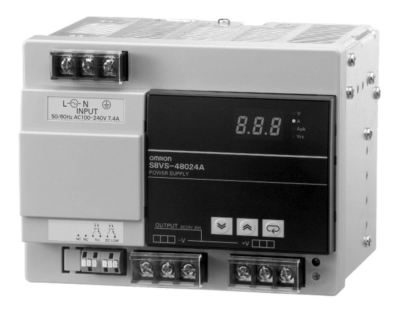 S8VS-48024A POWER SUPPLY, AC-DC, 24V, 20A OMRON