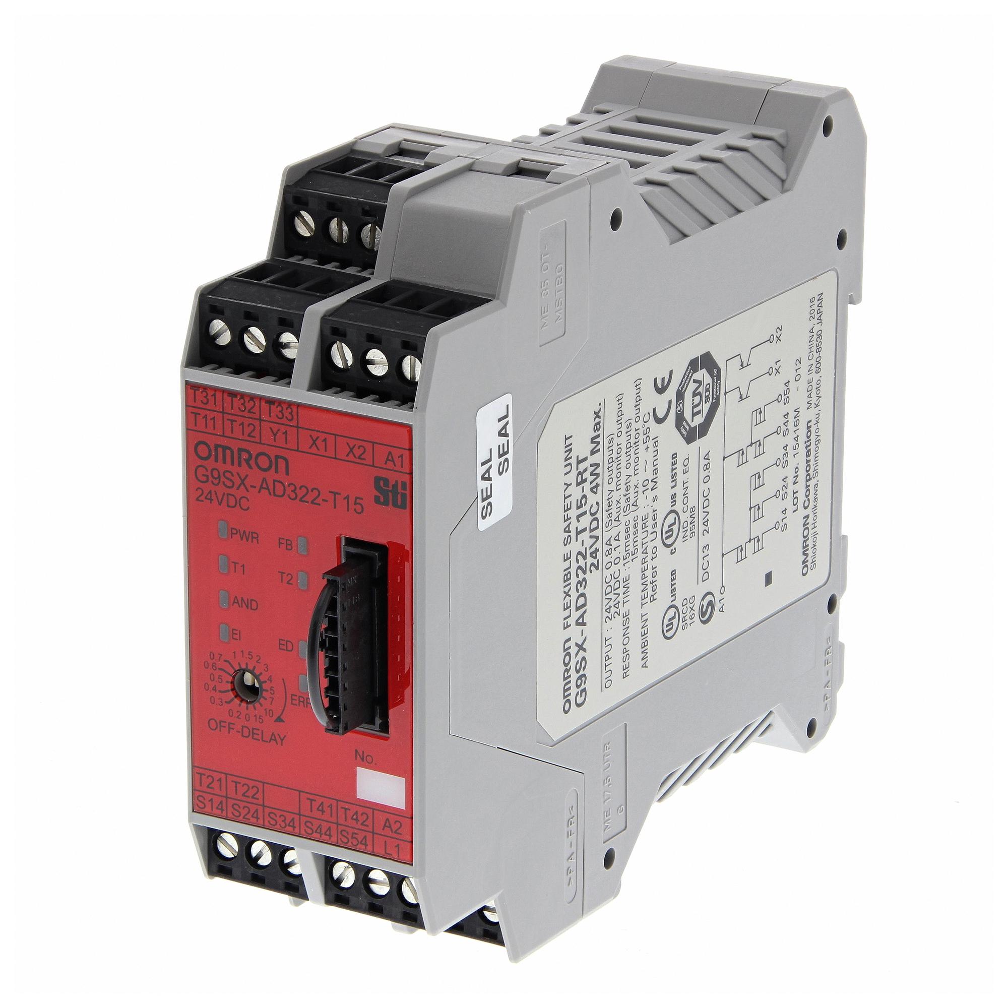 G9SX-AD322-T15-RT  DC24 SAFETY RELAYS OMRON