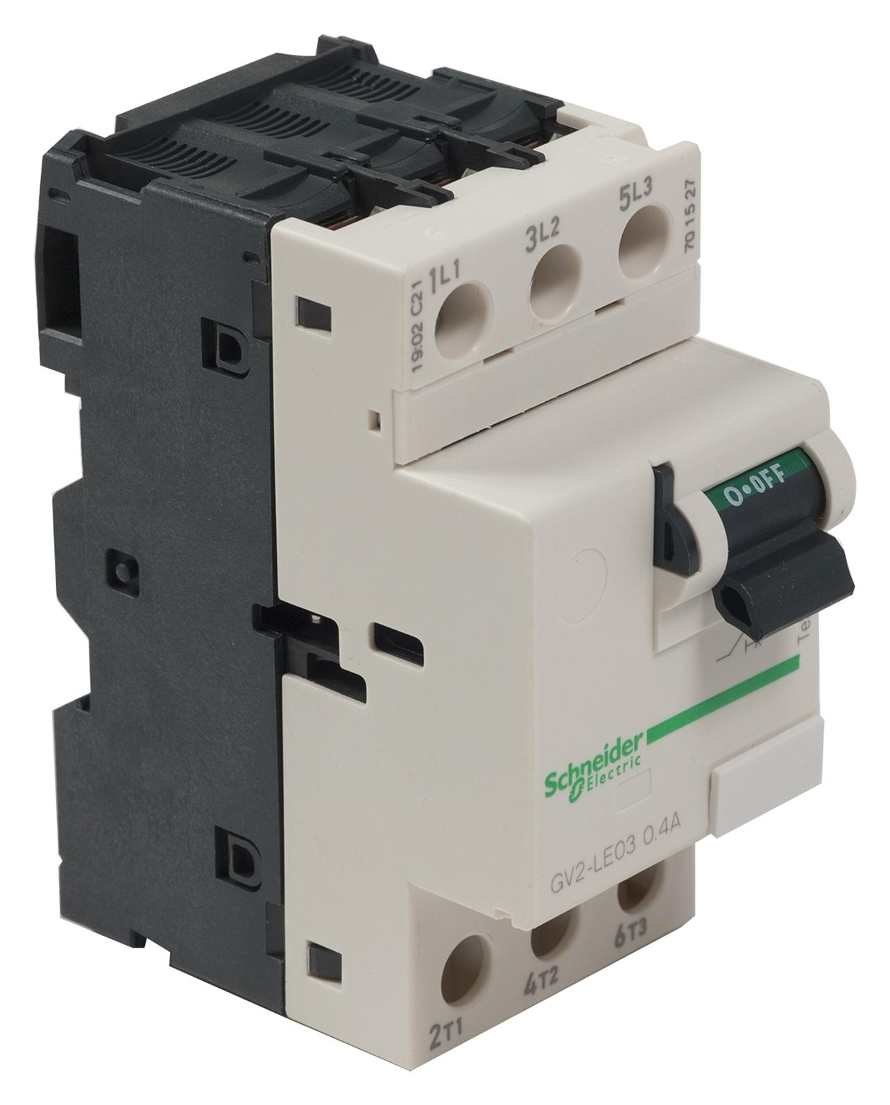 GV2LE03 THERMAL MAGNETIC CIRCUIT BREAKER SCHNEIDER ELECTRIC