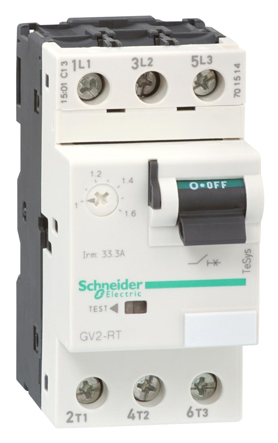 GV2RT04 THERMAL MAGNETIC CIRCUIT BREAKER SCHNEIDER ELECTRIC
