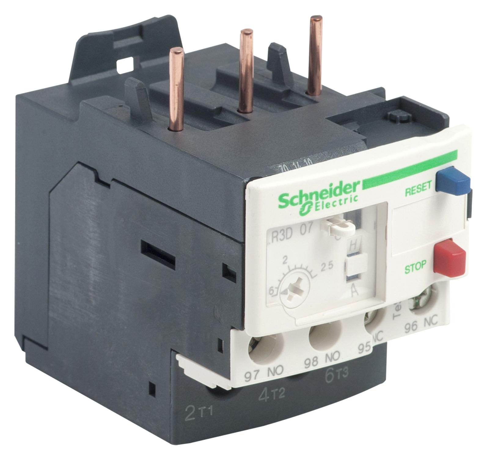 LR3D07 THERMAL OVERLOAD RELAY, 1.6A-2.5A, 690V SCHNEIDER ELECTRIC