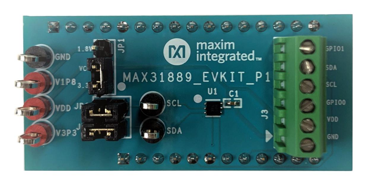 MAX31889EVSYS# EVAL BOARD, TEMPERATURE SENSOR MAXIM INTEGRATED / ANALOG DEVICES