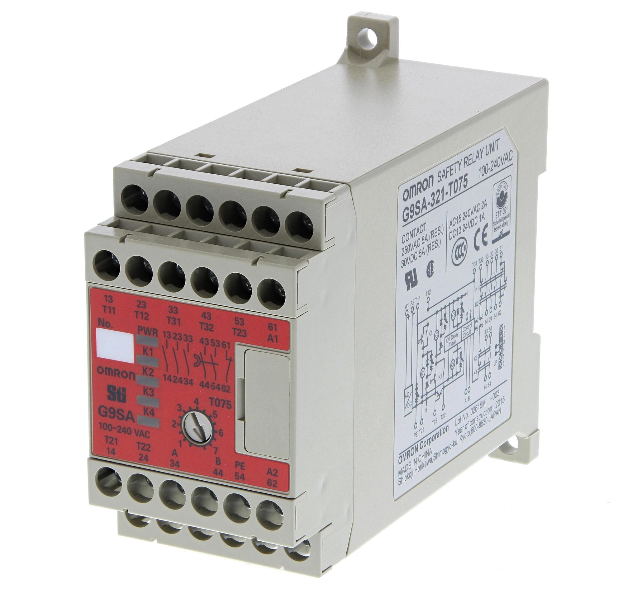 G9SA-321-T075 AC100-240 SAFETY RELAYS OMRON