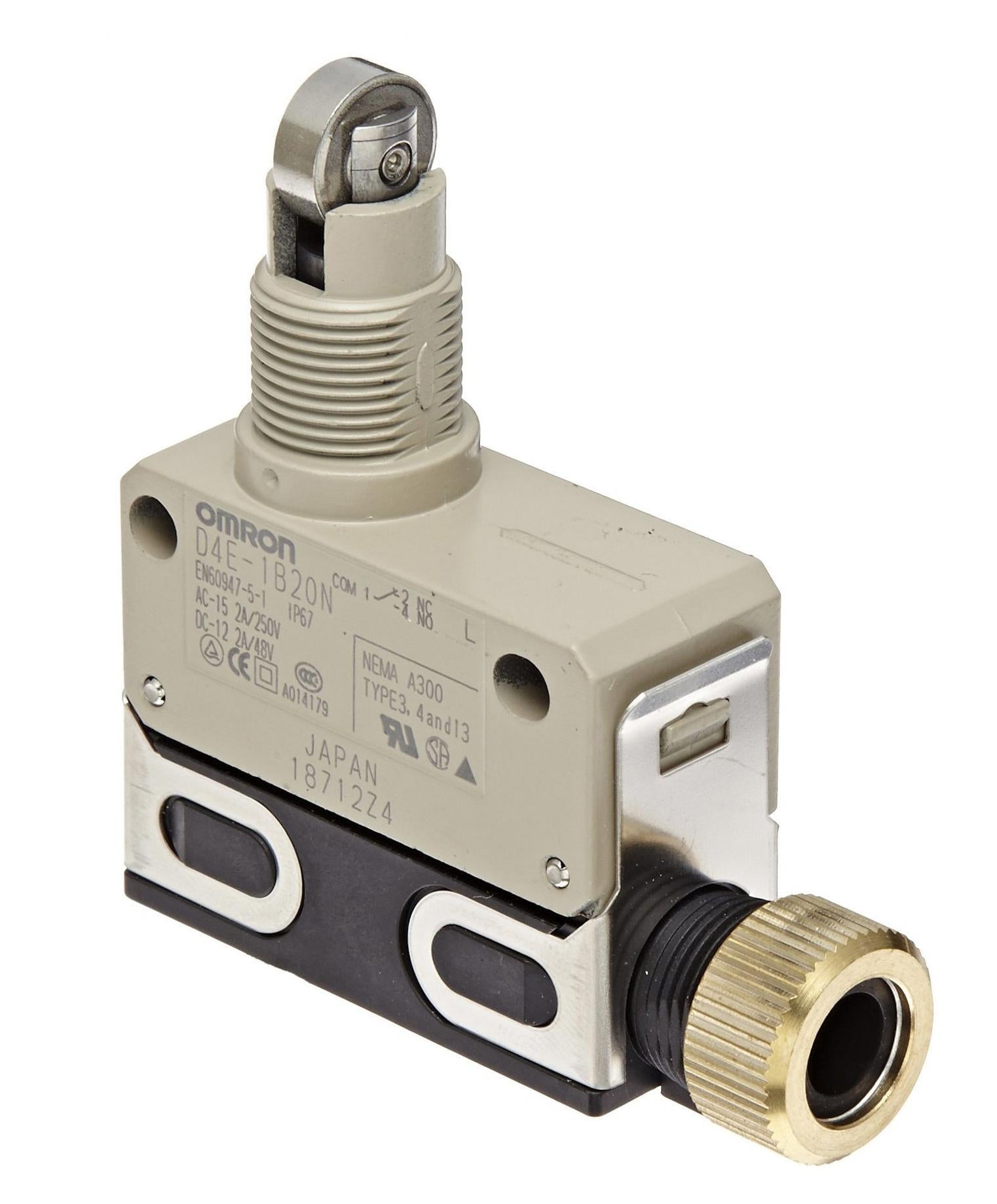 D4E-1B20N LIMIT SWITCH SWITCHES OMRON