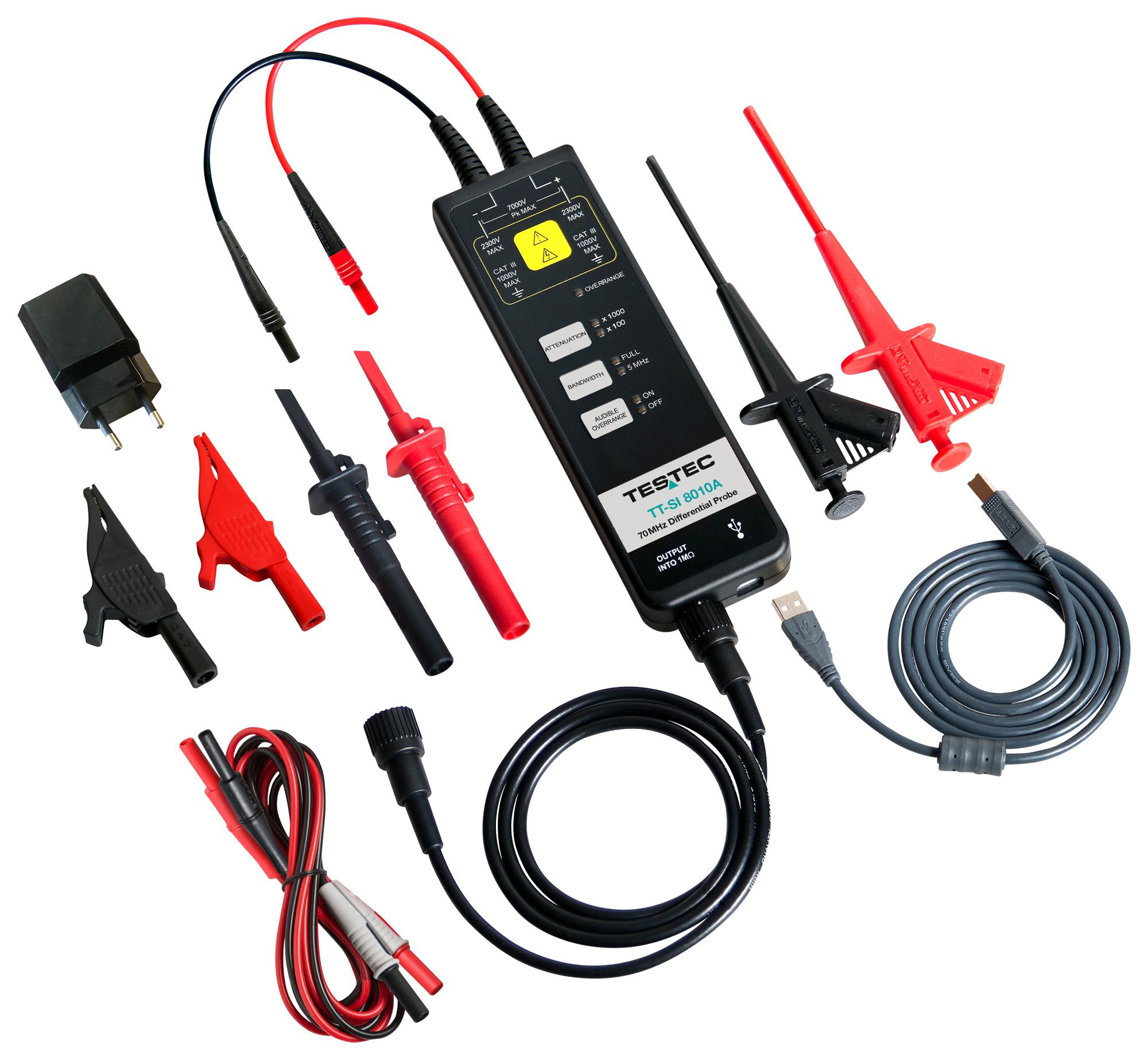 TT-SI 8010A ACTIVE DIFFERENTIAL PROBE, 70MHZ, OSC TESTEC