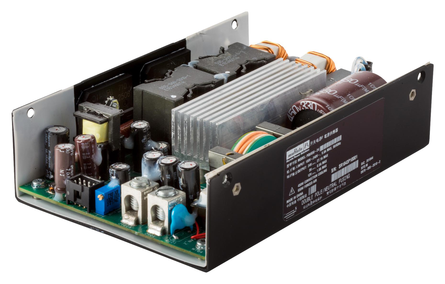 PQU650-28 POWER SUPPLY, AC-DC, 28V, 23.2A MURATA POWER SOLUTIONS