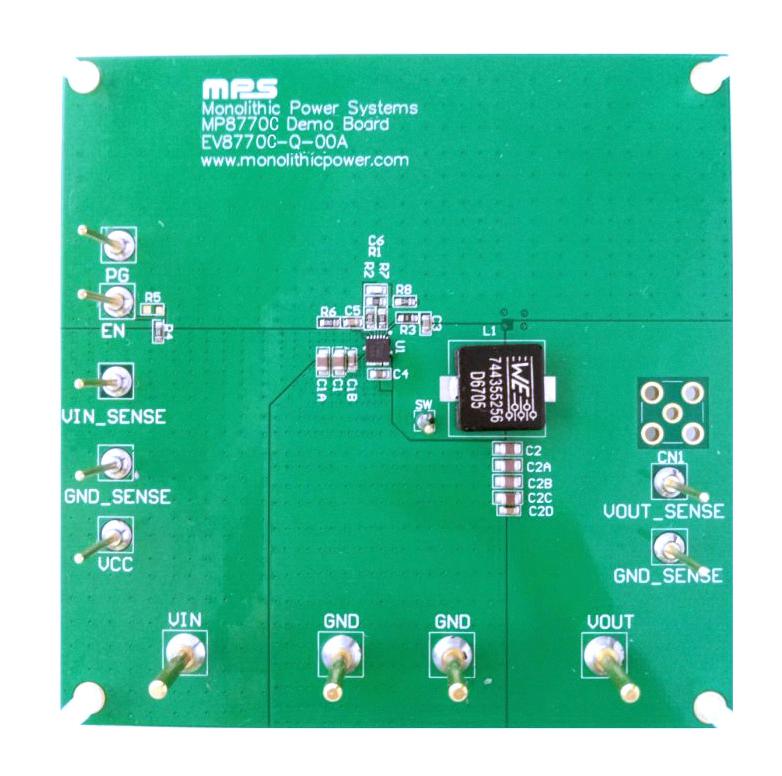 EV8770C-Q-00A EVAL BOARD, SYNCHRONOUS BUCK CONVERTER MONOLITHIC POWER SYSTEMS (MPS)