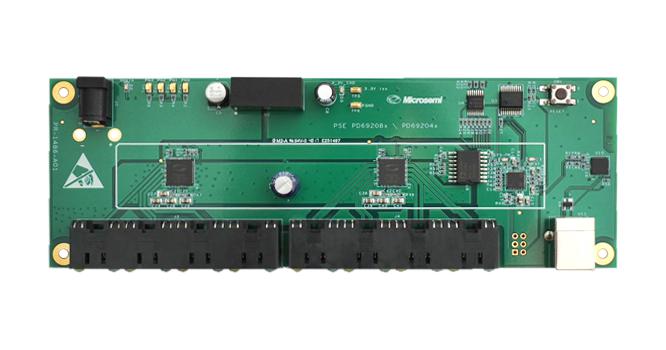 PD-IM-7604-4T4H EVAL BOARD, POWER OVER ETHERNET MICROCHIP