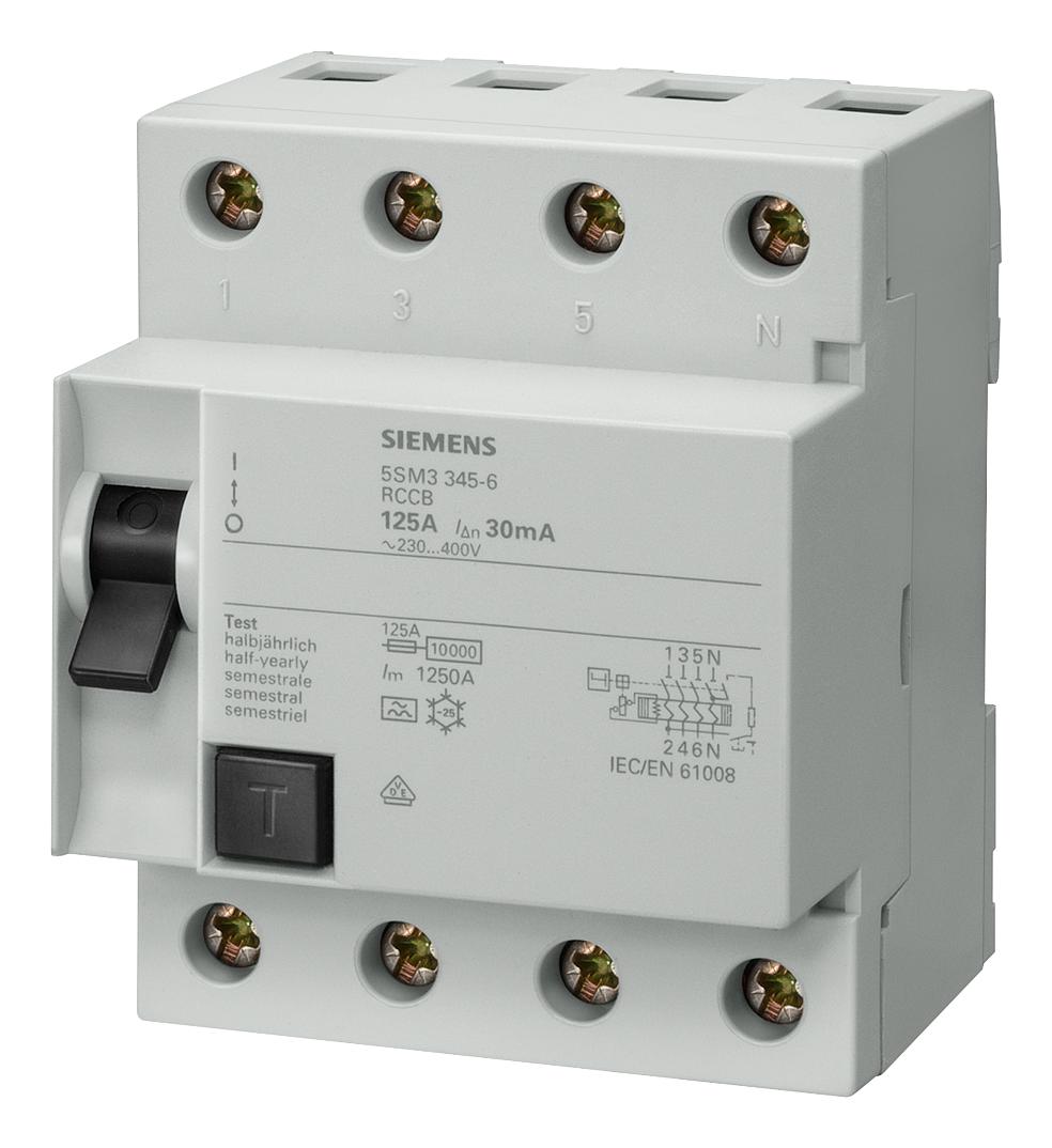 5SM3445-6 RCBO, RCD, GFCI, AFDD CIRCUIT BREAKERS SIEMENS