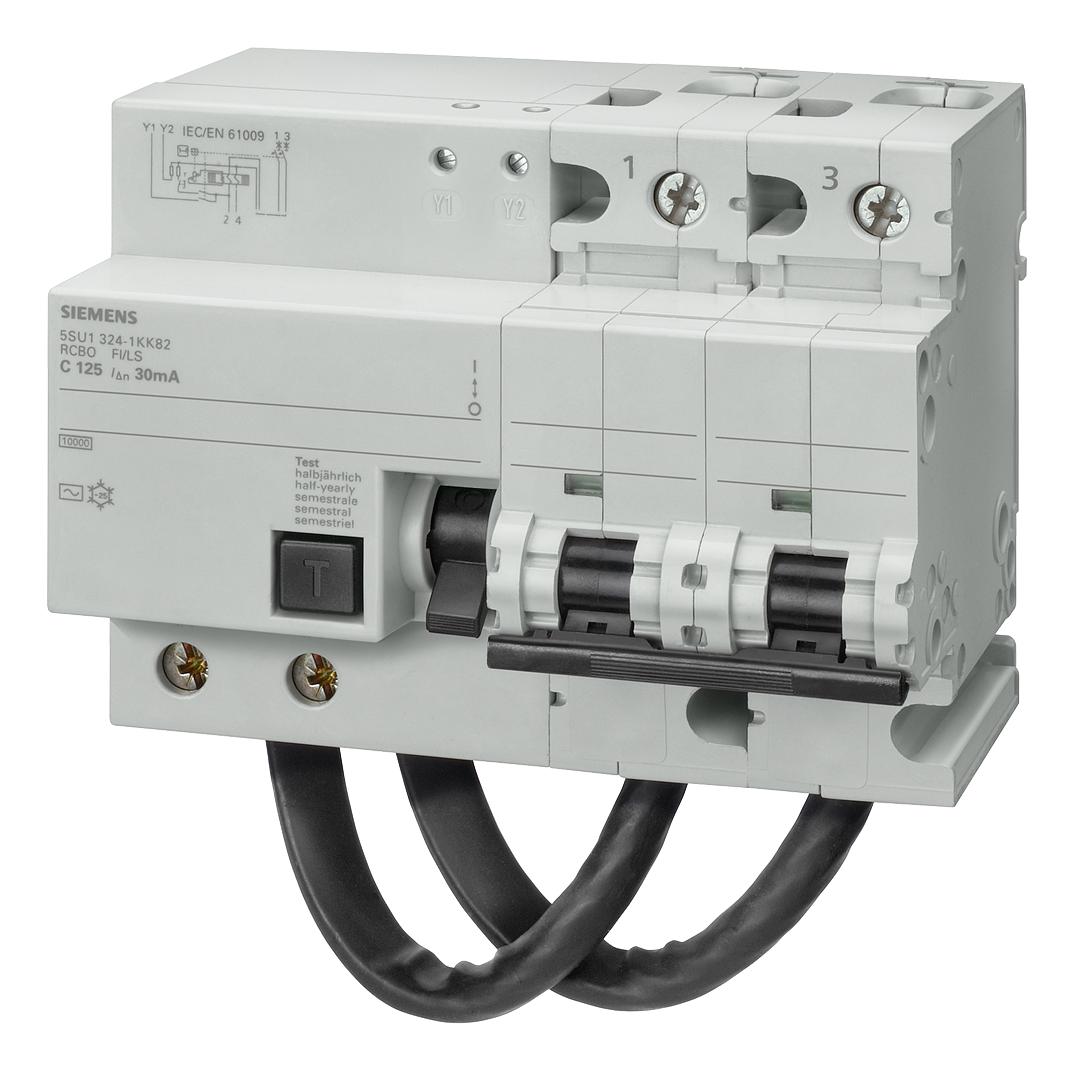 5SU1624-6WK82 RCBO, RCD, GFCI, AFDD CIRCUIT BREAKERS SIEMENS