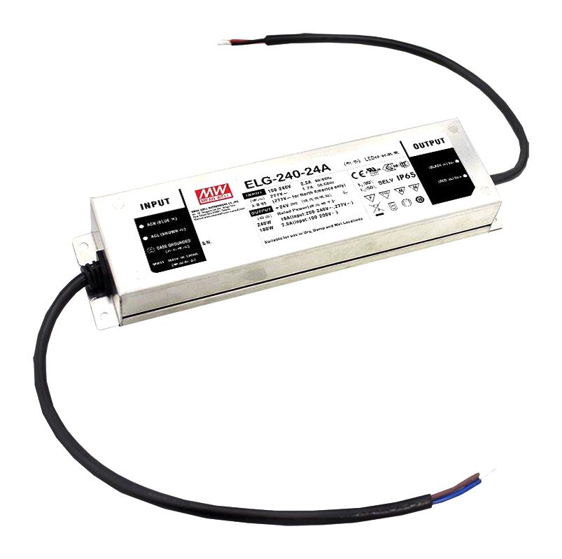 ELG-240-C2100DA3Y LED DRIVER, CONSTANT CURRENT, 241.5W MEAN WELL