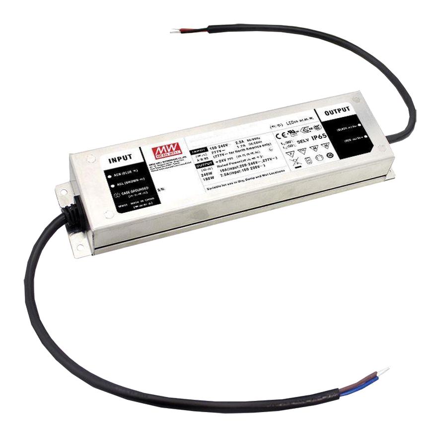 ELG-240-24A LED DRIVER, CONSTANT CURRENT/VOLT, 240W MEAN WELL