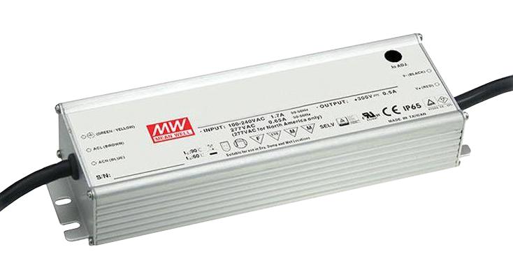 HLG-120H-C500A LED DRIVER, CONSTANT CURRENT, 150W MEAN WELL