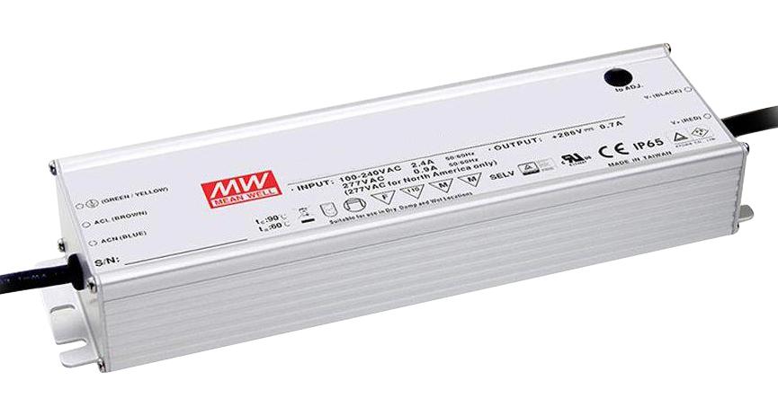 HLG-185H-C500A LED DRIVER, CONSTANT CURRENT, 200W MEAN WELL
