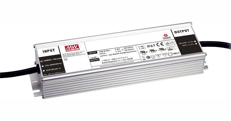 HLG-240H-42 LED DRIVER, CONST CURRENT/VOLT, 240.24W MEAN WELL