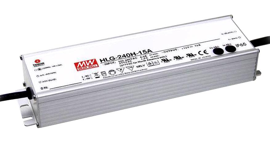HLG-240H-C1050AB LED DRIVER, CONSTANT CURRENT, 249.9W MEAN WELL