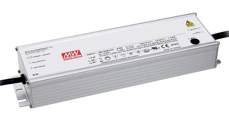 HLG-240H-C2100A LED DRIVER, CONSTANT CURRENT, 249.9W MEAN WELL