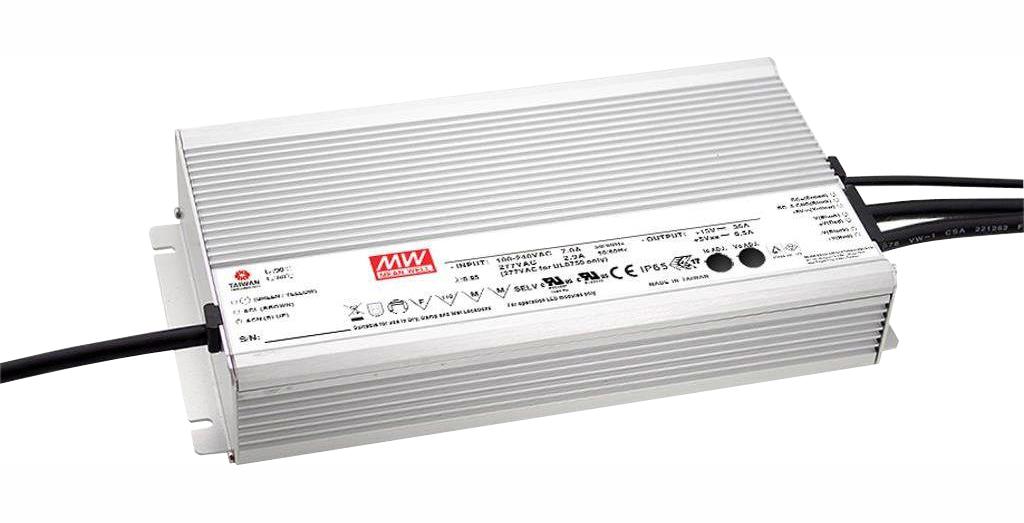 HLG-600H-20A LED DRIVER, CONSTANT CURRENT/VOLT, 560W MEAN WELL