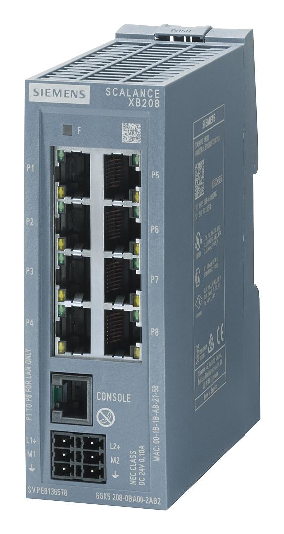 6GK5208-0BA00-2AB2 NETWORKING PRODUCTS SIEMENS